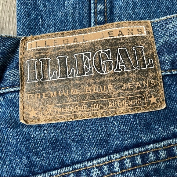 Vintage Mom Jeans Size 31 Illegal Premium Jeans - Picture 7 of 11
